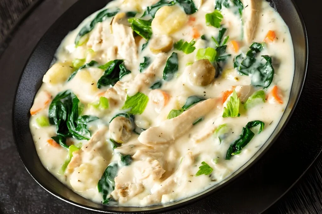 This image has an empty alt attribute; its file name is Creamy-Spinach-Chicken-Recipe-1024x683.jpg