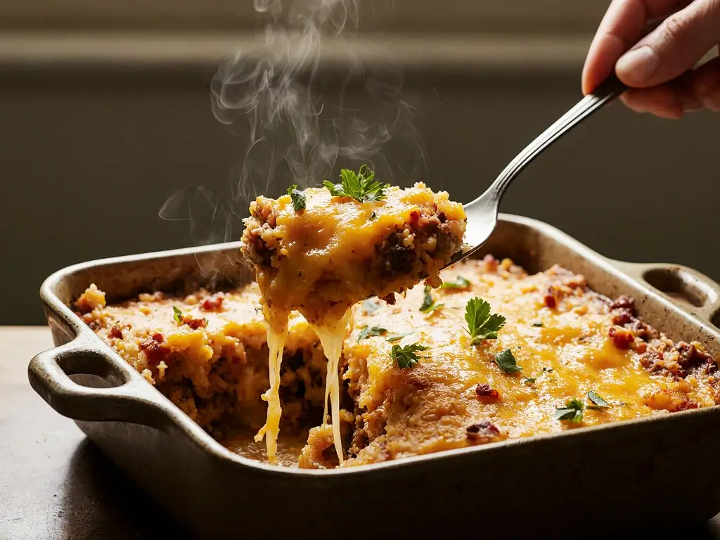 cheesy-hamburger-rice-casserole-featured