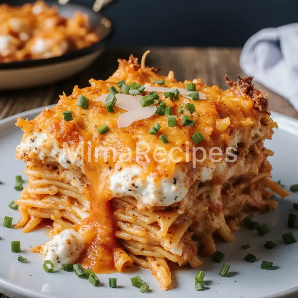 Buffalo Chicken Lasagna