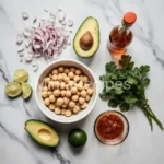 Spicy Chickpea and Avocado Wrap