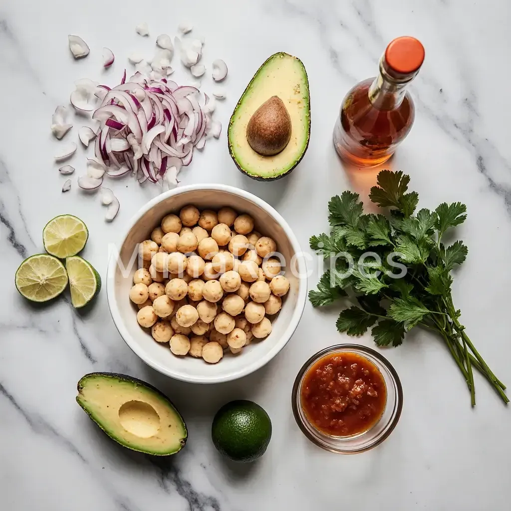 Spicy Chickpea and Avocado Wrap