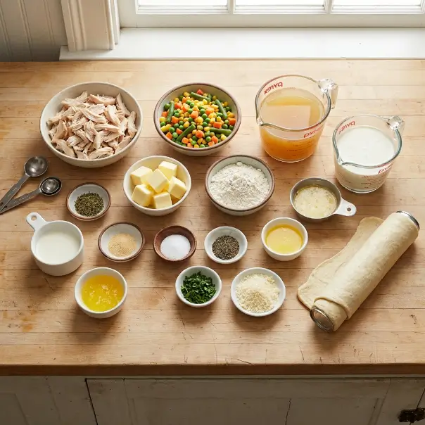 Chicken Pot Pie Casserole Ingredients