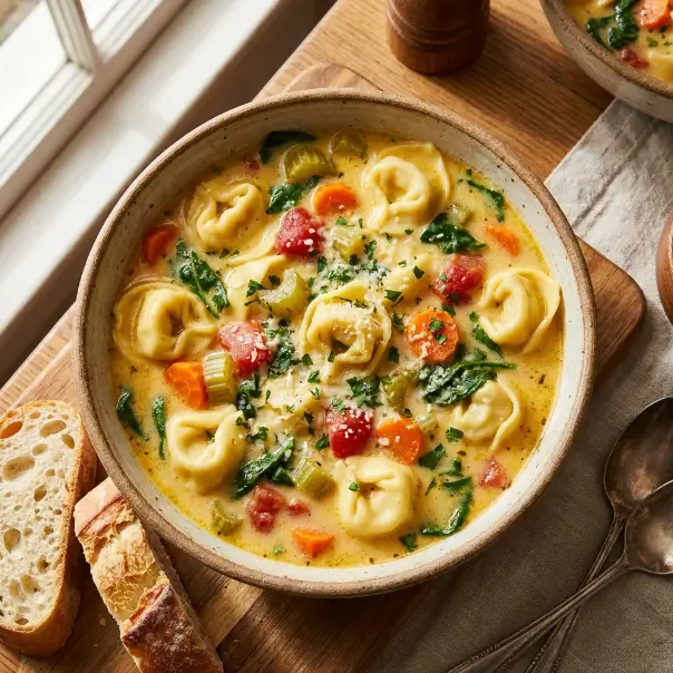 Creamy Tortellini Soup Recipe