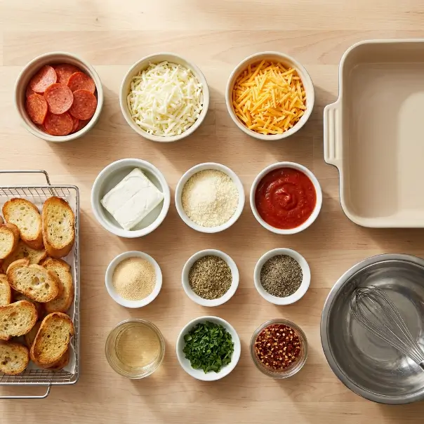 Homemade Pizza Ingredients